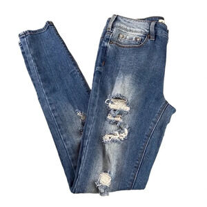 Bullhead Denim High Rise Skinniest Distressed Jean